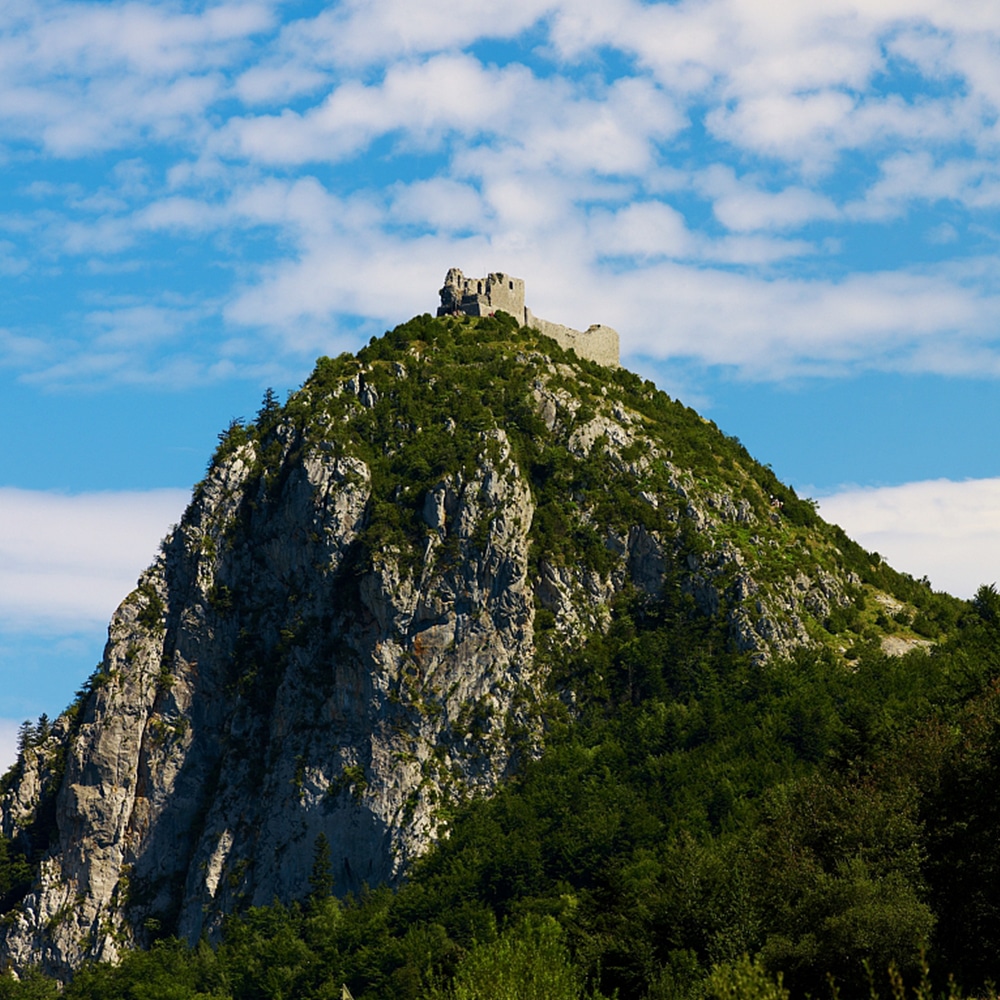 chateau-montsegur-grands-sites-credit-dviet2 Château de Montségur dans les Pyrénées Cathares